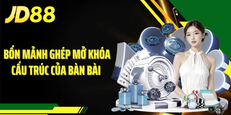 Bốn mảnh ghép mở khóa cấu trúc của bàn bài