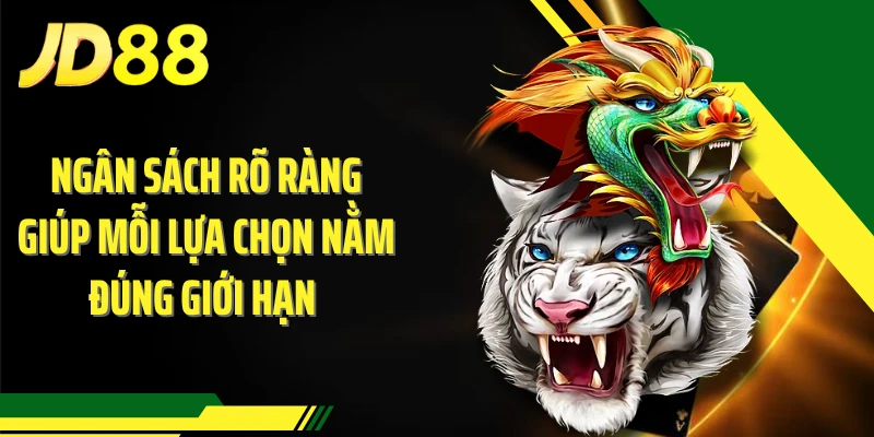 Ngân sách rõ ràng giúp mỗi lựa chọn nằm đúng giới hạn