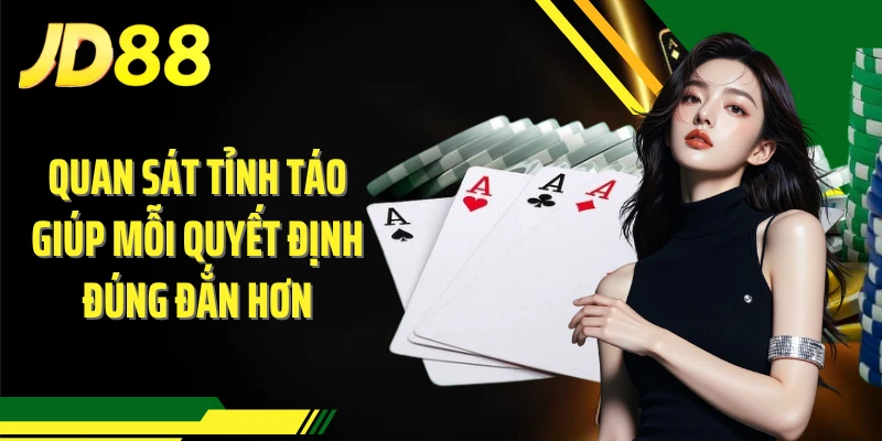 Quan sát tỉnh táo giúp mỗi quyết định đúng đắn hơn